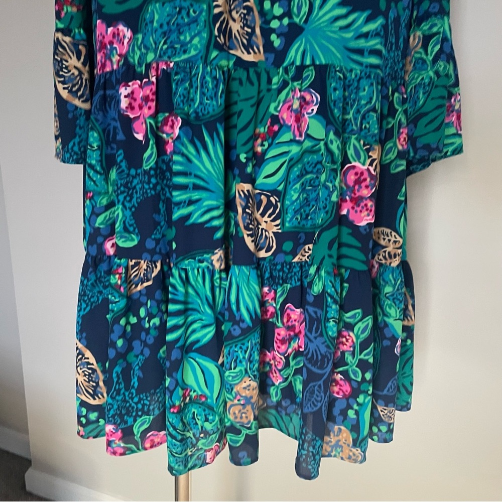Lily Pulitzer low tide navy Gabriel dress size 6 - Picture 5 of 8